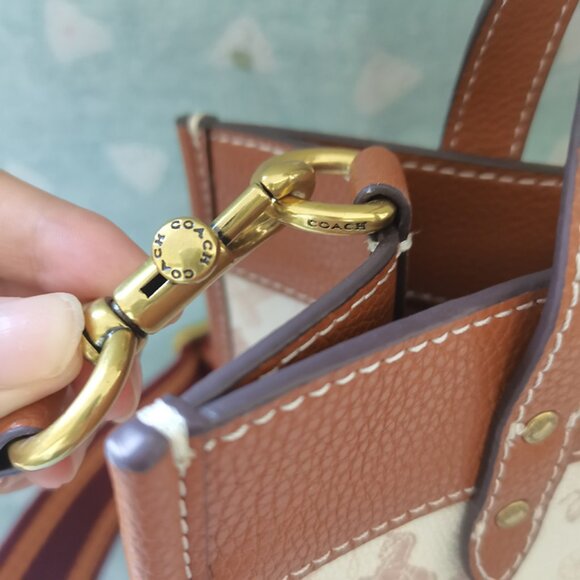 Coach Handbag With Horse And Carriage Logo - Picture 7 of 14